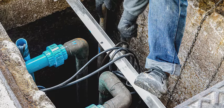 Zoeller Sewage Ejector Pump System in Chesapeake